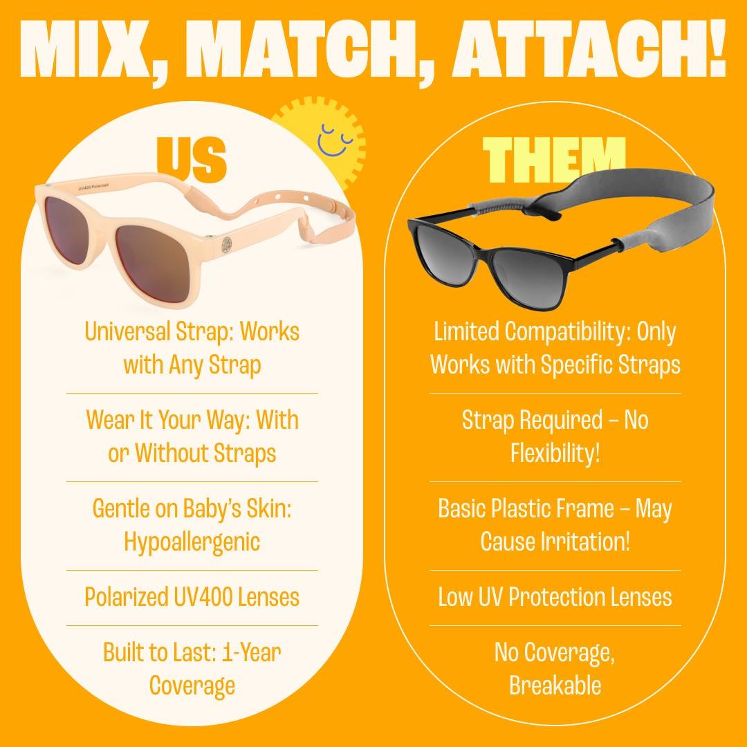 Baby Sunnies baby sunglasses - Peach