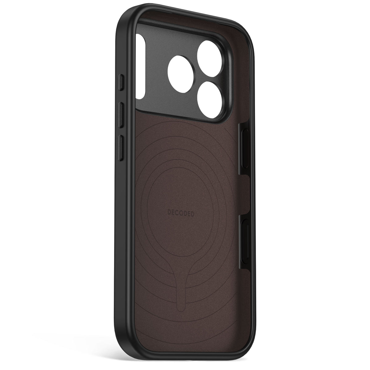 Decoded AntiMicrobial Silicone Backcover Case For Apple iPhone 18Pro Max / Apple iPhone 17 Pro Max - Carbon Black