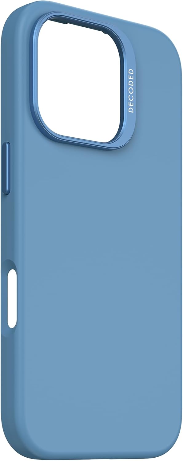 Decoded iPhone 16 Pro AntiMicrobial Silicone Case - Light Blue