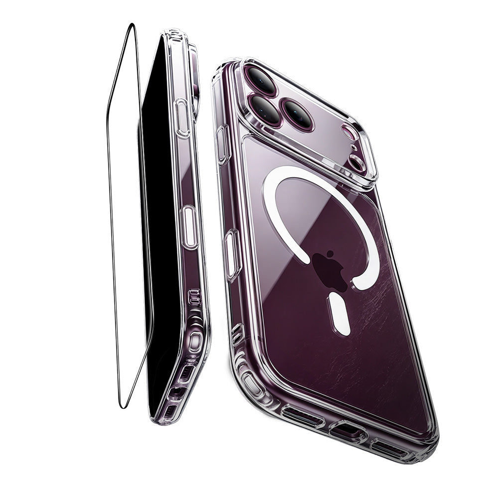 ESR Classic Hybrid Magnetic Case Set For Apple iPhone 18 Pro/Apple iPhone 17 Pro - Clear