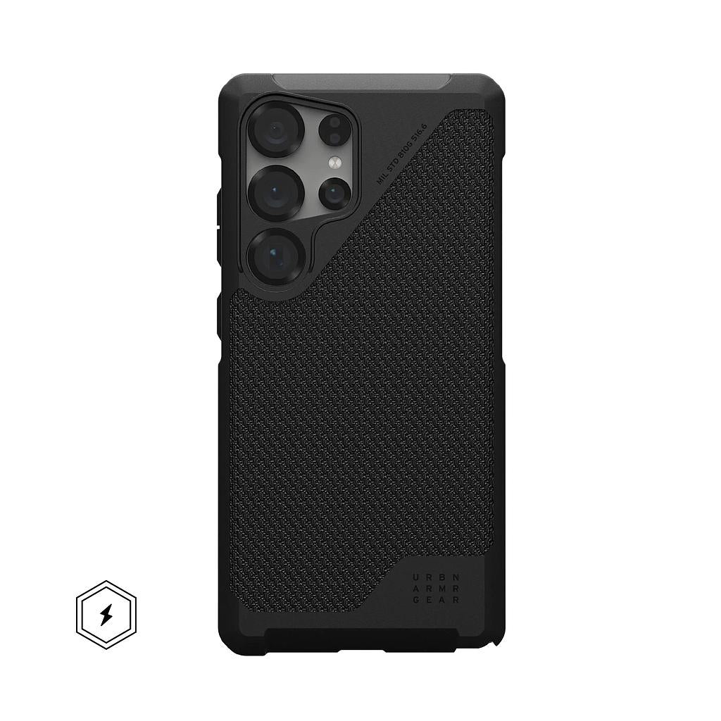 UAG Samsung Galaxy S25 Ultra Metropolis LT MagSafe Case - Kevlar Black