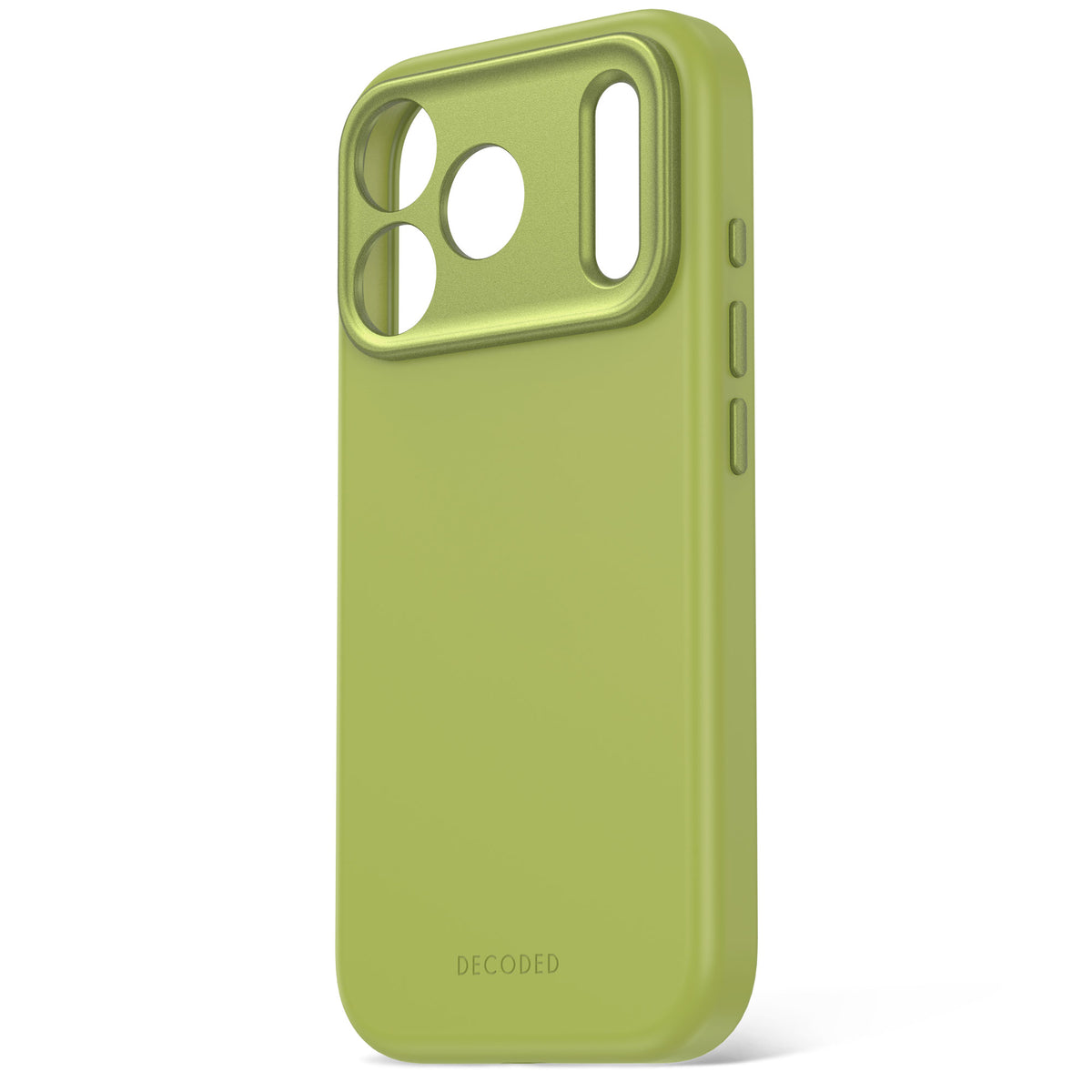 Decoded AntiMicrobial Silicone Backcover Case For Apple iPhone 18Pro Max / Apple iPhone 17 Pro Max  - Moss Green