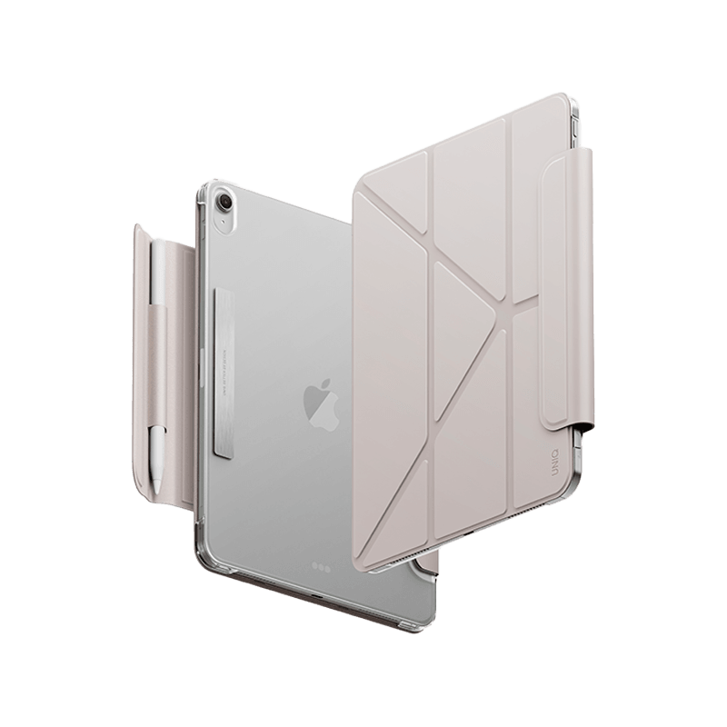Uniq Camden Lite Case With Detachable Pencil Sleeve for iPad Air 11" (M2-M4) - Ivory