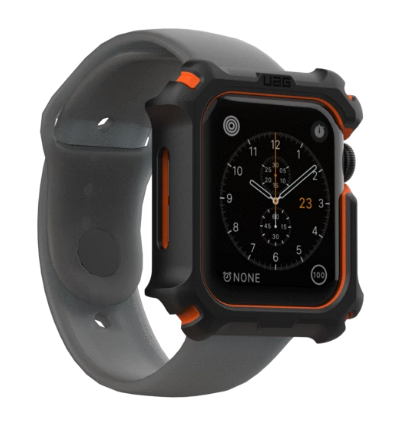 UAG Apple Watch 44Mm Series 6/5/4/Se/Se2 Rugged Case - (Online Packaging) - Black/Orange