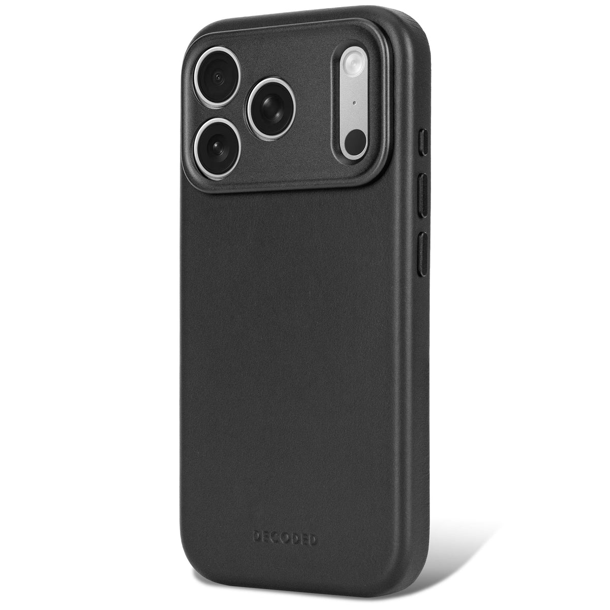 Decoded Leather Backcover Case For Apple iPhone 18 Pro / Apple iPhone 17 Pro - Black