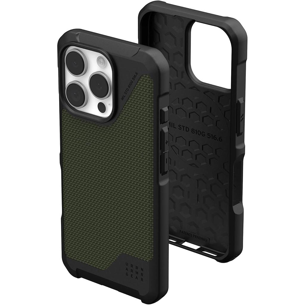 UAG iPhone 16 Pro Magsafe Metropolis Lt Case - Kevlar Olive