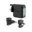 RavPower 3-Port USB-C and 1-Port USB-A PD140W Wall Charger - Black