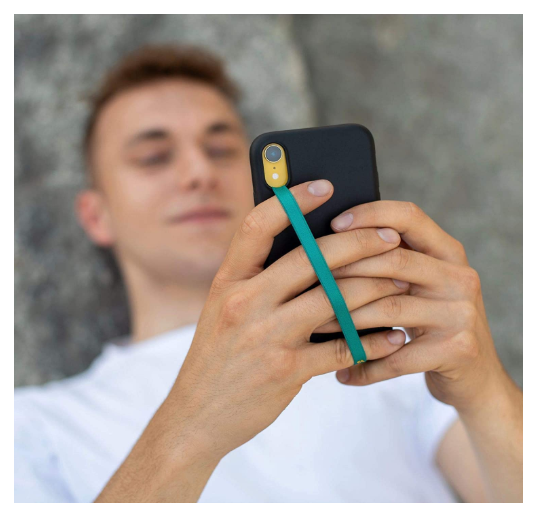 Artwizz Phone Strap For Your Smartphone Case - Petrol/Yellow