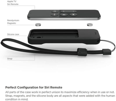 Elago Apple Tv Siri Remote R1 Intelli Case - Black