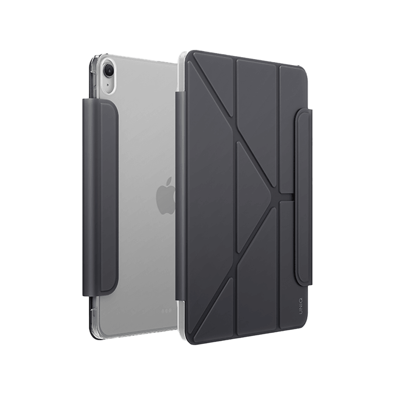 Uniq Camden Lite Case With Detachable Pencil Sleeve for iPad Air 11" (M2-M4) - Charcoal Grey