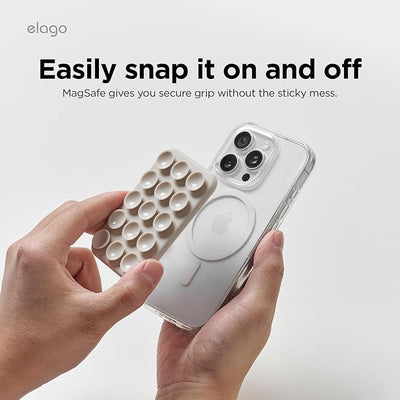 Elago Magnetic Suction Cup Mount - Stone