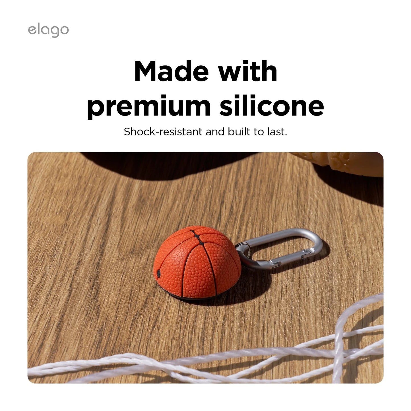 Elago AirTag Ball Case - Basket Ball