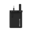 RavPower 2-Port USB-C and 1-Port USB-A PD 65W GaN Wall Charger - Black