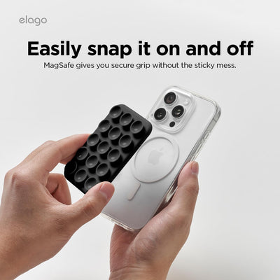 Elago Magnetic Suction Cup Mount - Black