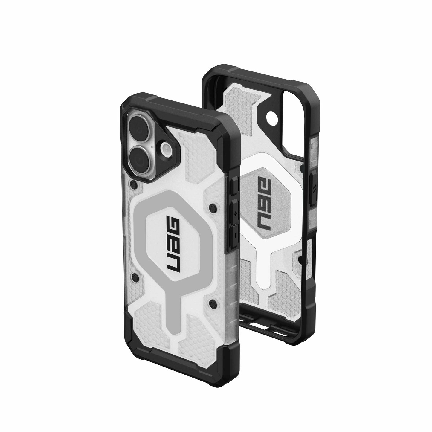 UAG iPhone 17 Pathfinder Clear Magsafe Case - Ice/Silver