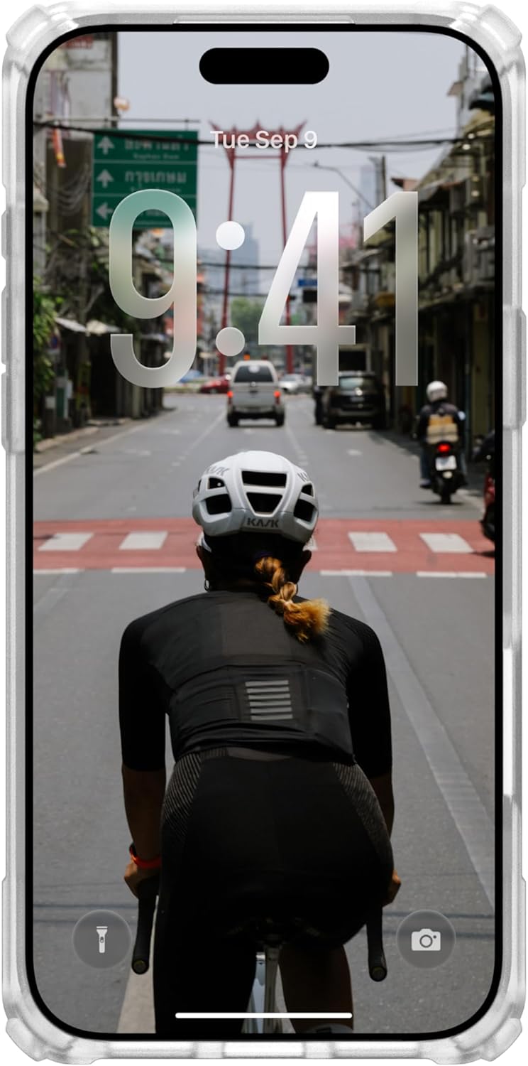 UAG iPhone 17 Pro Max Plasma Xte Magsafe Case - Clear/Titanium