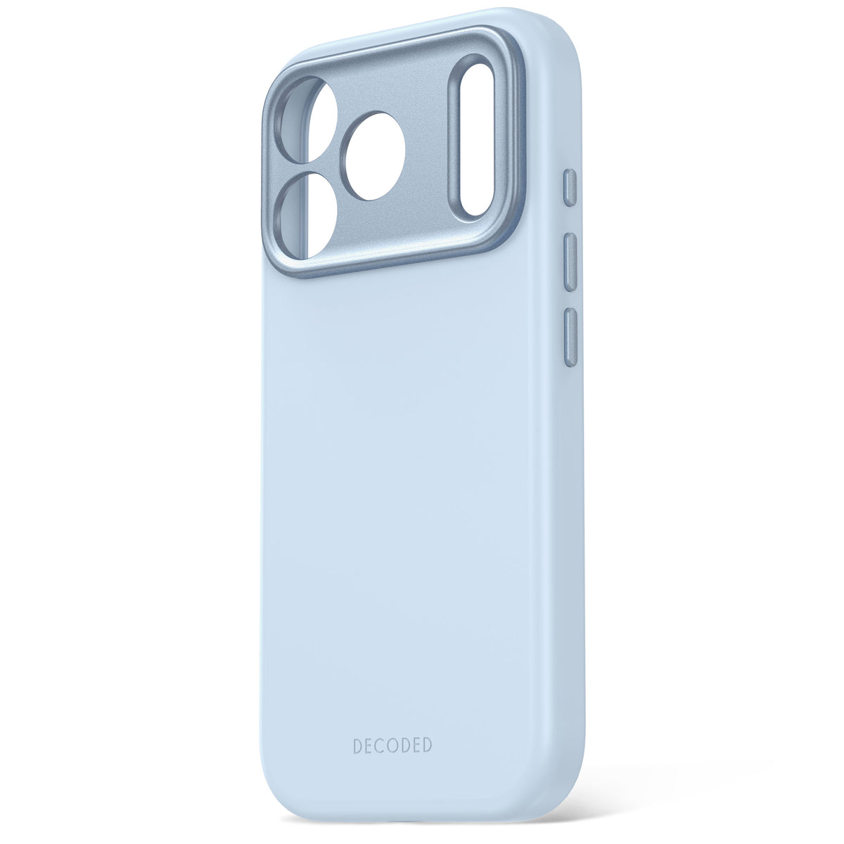 Decoded AntiMicrobial Silicone Backcover Case For Apple iPhone 18Pro Max / Apple iPhone 17 Pro Max - Light Blue
