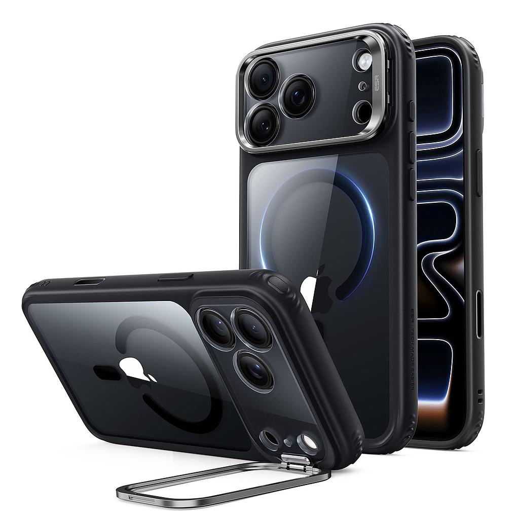 ESR Classic Hybrid Magnetic Case For Apple iPhone 18 Pro Max/Apple iPhone 17 Pro Max - Clear Black