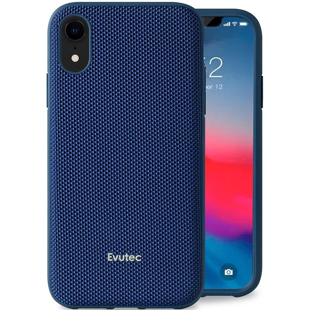 Evutec iPhone XR Ballistic Nylon Case w/Vent Mount - Blue