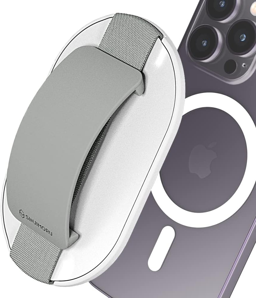Sinjimoru Magsafe Grip - Light Gray