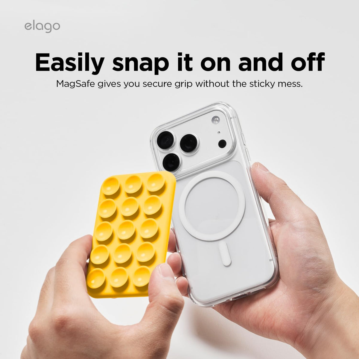 Elago Magnetic Suction Cup Mount - Sunshine