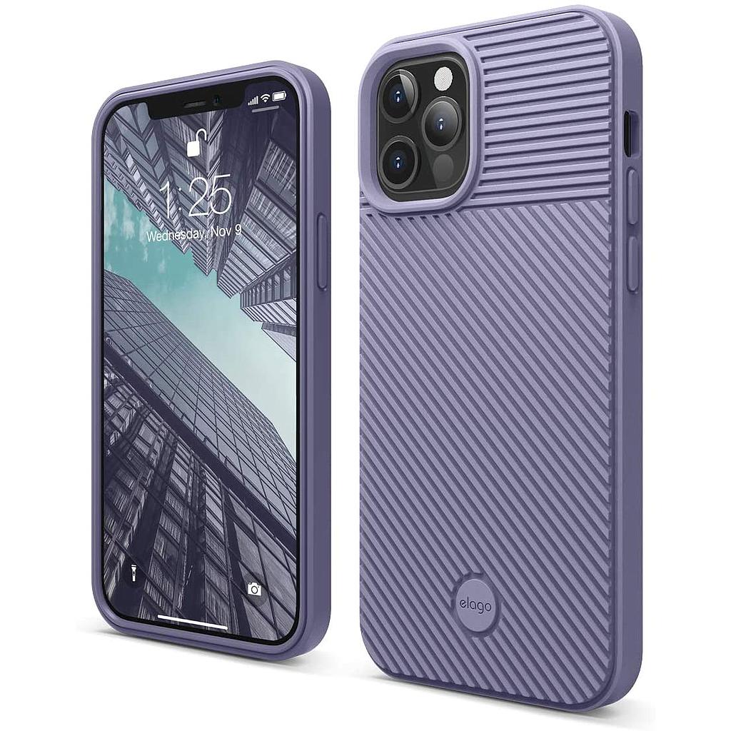 Elago iPhone 12 / iPhone 12 Pro Cushion Case - Lavender Gray