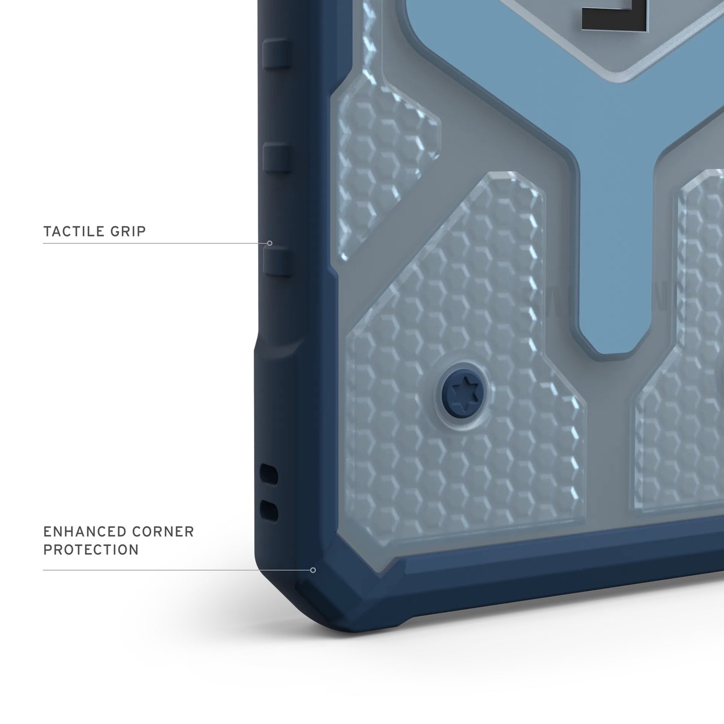 يو ايه جي سامسونج جالكسي  ألترا Lanyard ماج سيف حافظة  Blues