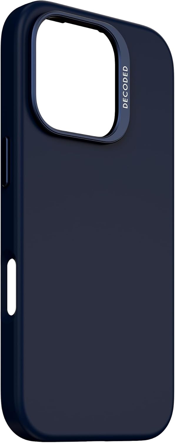 Decoded iPhone 16 Pro AntiMicrobial Silicone Case - Navy
