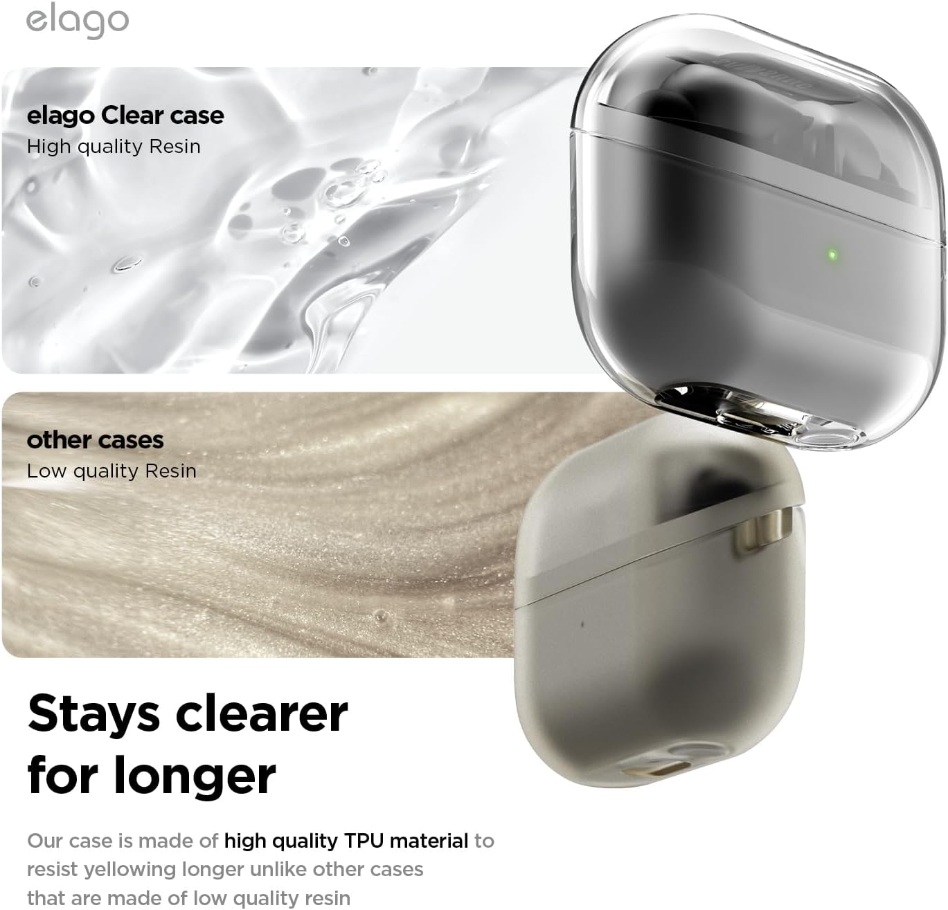 Elago Galaxy Buds 3 / 3 Pro / 3 FE Clear Hang Case