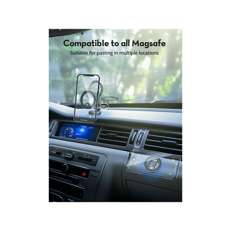 RavPower N52 Magnet Phone Holder - Black