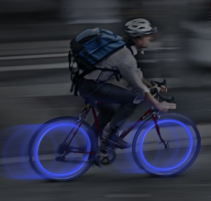 NiteIze See'Em Mini LED Spoke Bike Lights - 2 Pack - Blue