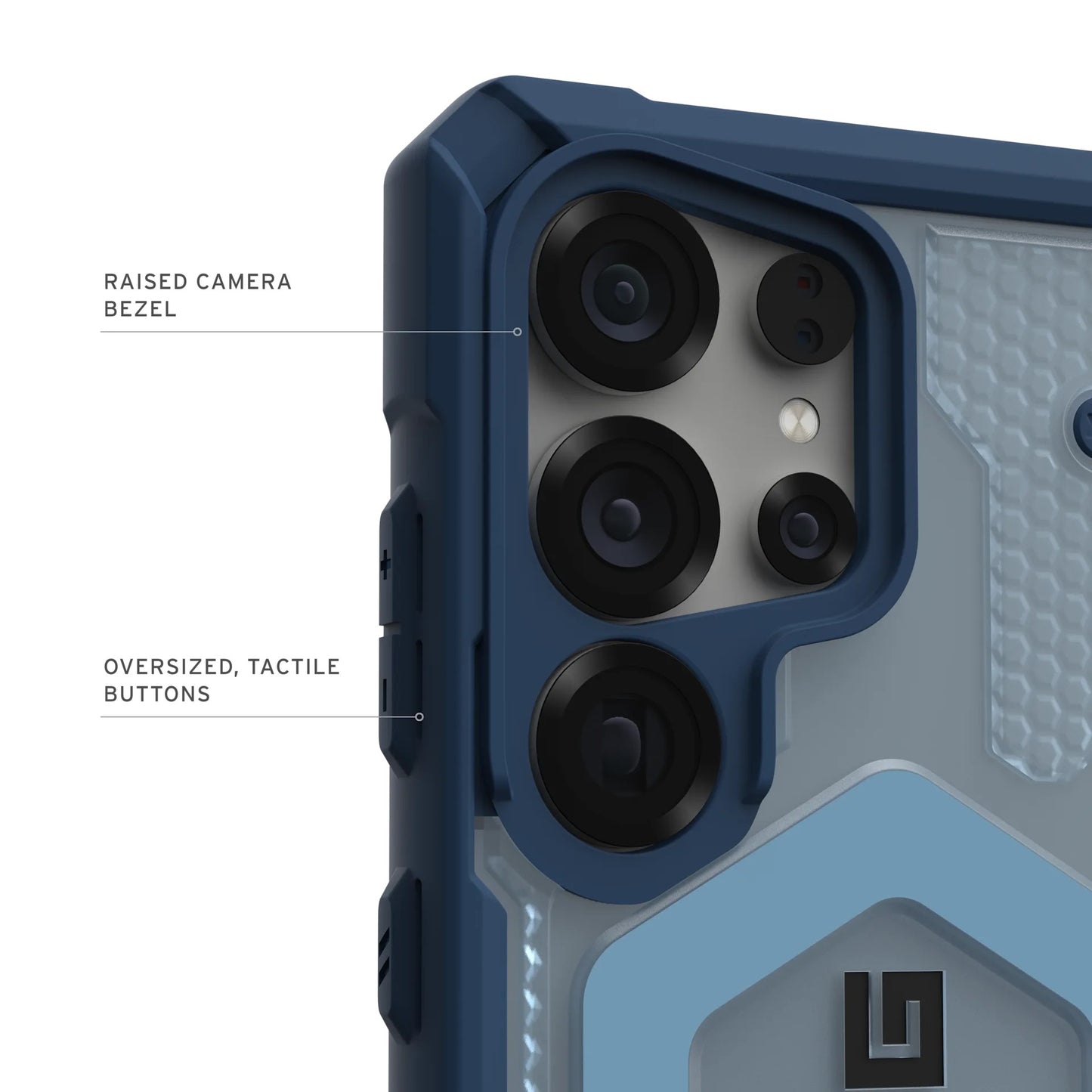 يو ايه جي سامسونج جالكسي  ألترا Lanyard ماج سيف حافظة  Blues