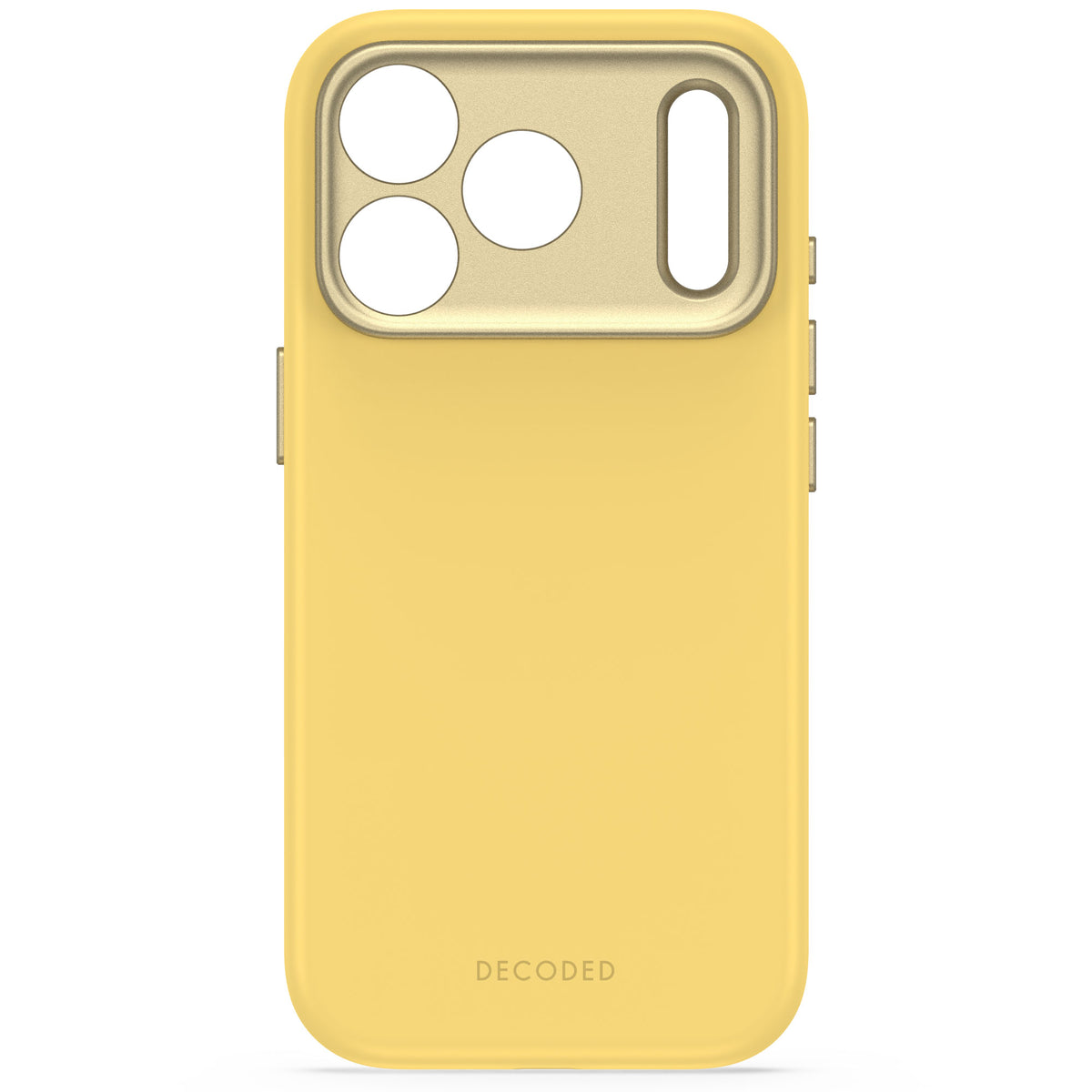 Decoded AntiMicrobial Silicone Backcover Case For Apple iPhone 18Pro Max / Apple iPhone 17 Pro Max - Citron