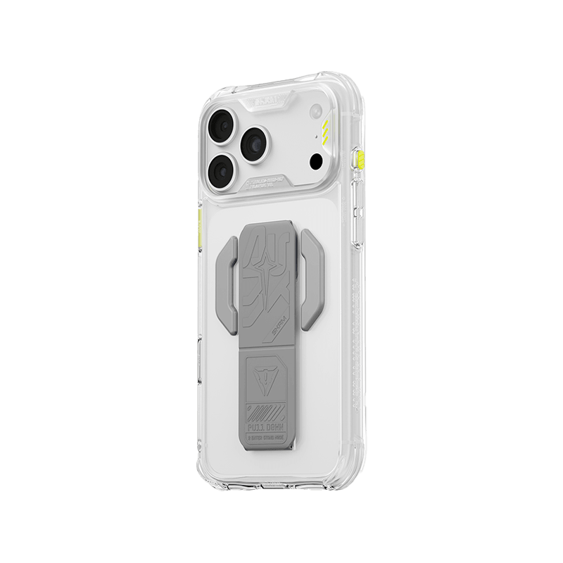 SkinArma Helio CE MagSafe Case With Grip Stand for iPhone 18 Pro Max - Clear