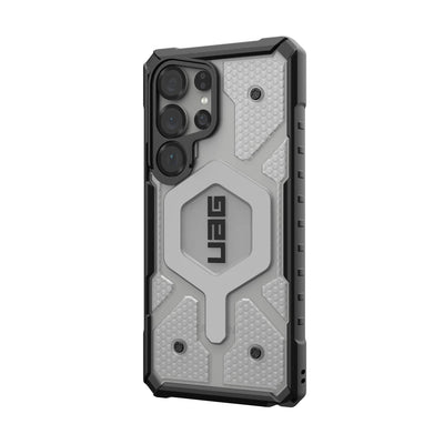 UAG Samsung Galaxy S25 Ultra Pathfinder Clear MagSafe Case - Ice/Silver