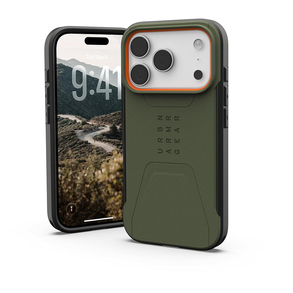UAG iPhone 17 Pro Civilian Magsafe Case - Olive/Orange