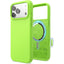 Elago Magnetic Silicone Case (Camera Control Key Included) For Apple iPhone 18 Pro Max / Apple iPhone 17 Pro Max -Lime Green