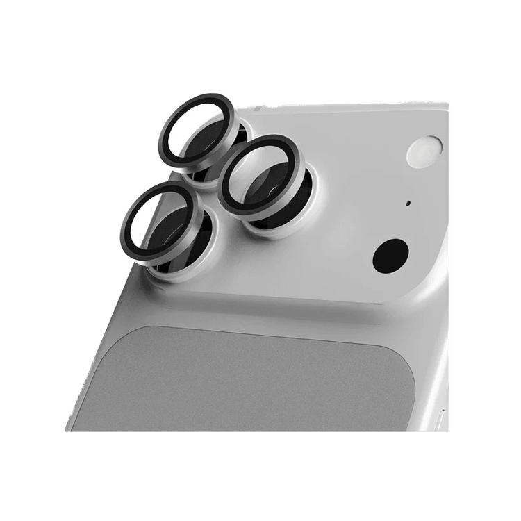 BodyGuardz Pure 3 Individual Camera Lens Protector for iPhone 18 Pro & 18 Pro Max - Silver