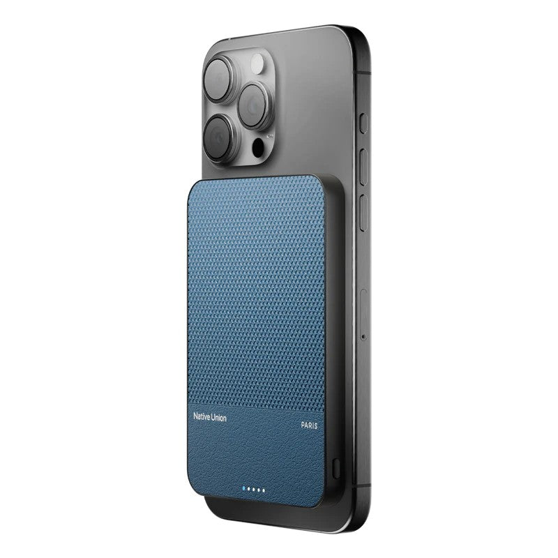 Native Union Classic Magnetic Power Bank 5000Mah - Navy