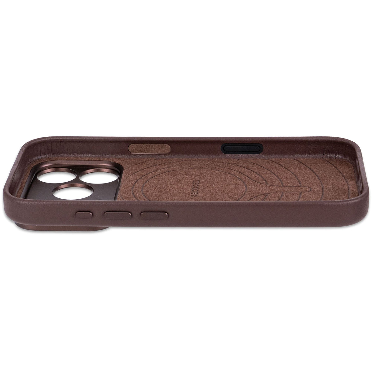 Decoded Leather Backcover Case For Apple iPhone 18 Pro / Apple iPhone 17 Pro - Chocolate Brown