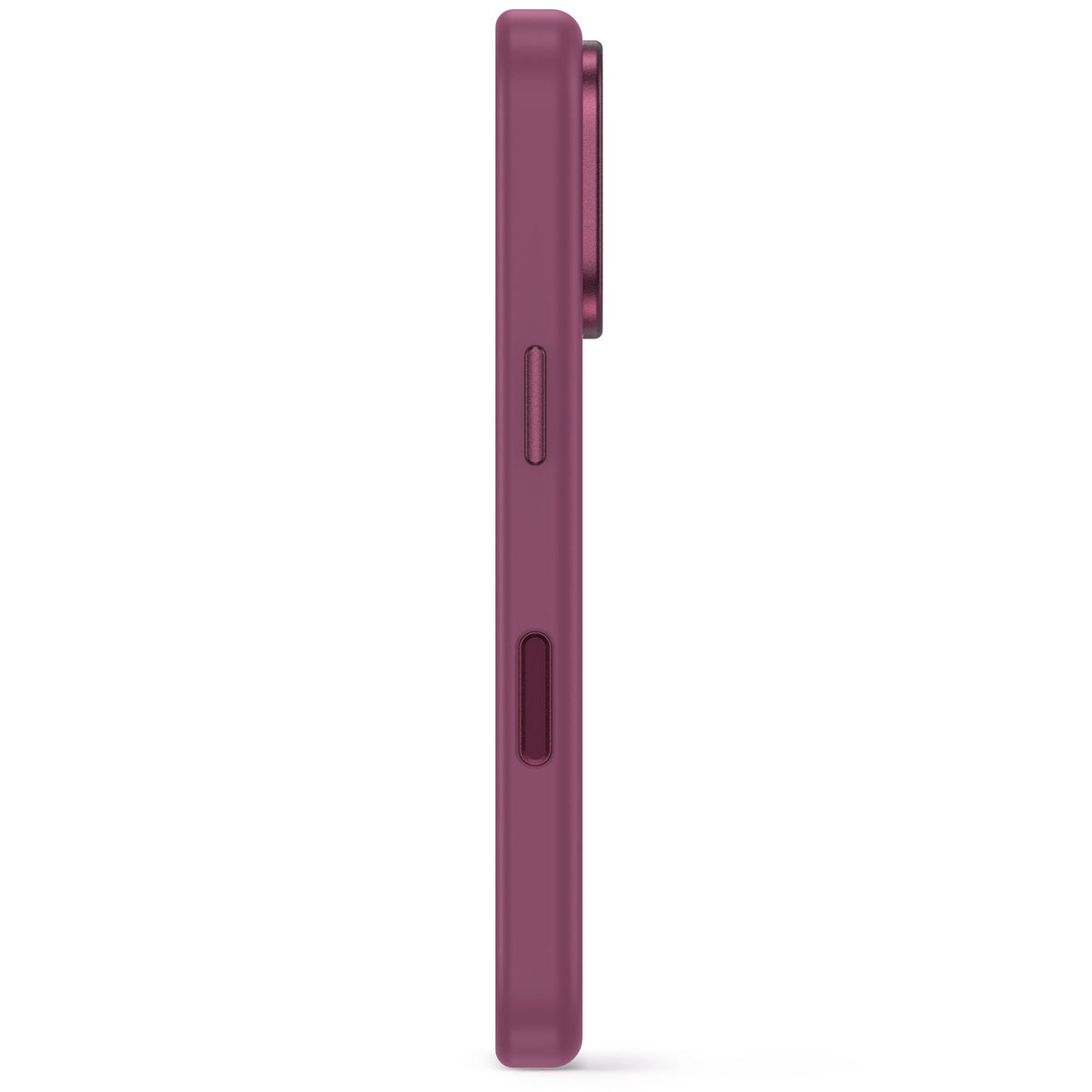 Decoded AntiMicrobial Silicone Backcover Case For Apple iPhone 18 Pro / Apple iPhone 17 Pro - Plum