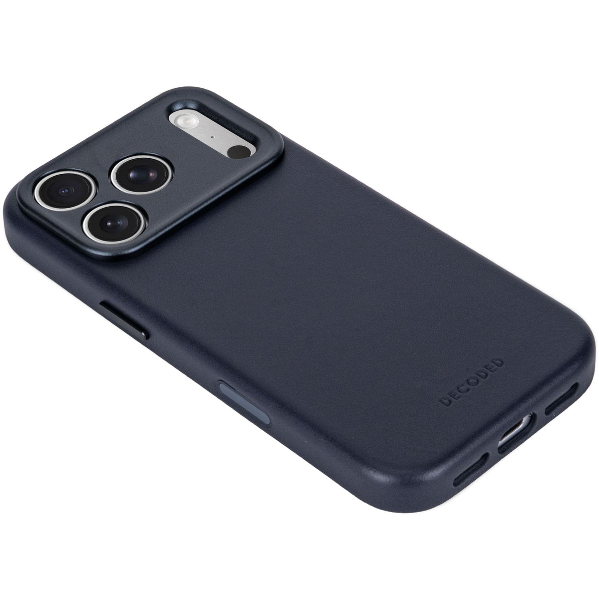 Decoded Leather Backcover Case For Apple iPhone 18 Pro / Apple iPhone 17 Pro - Midnight