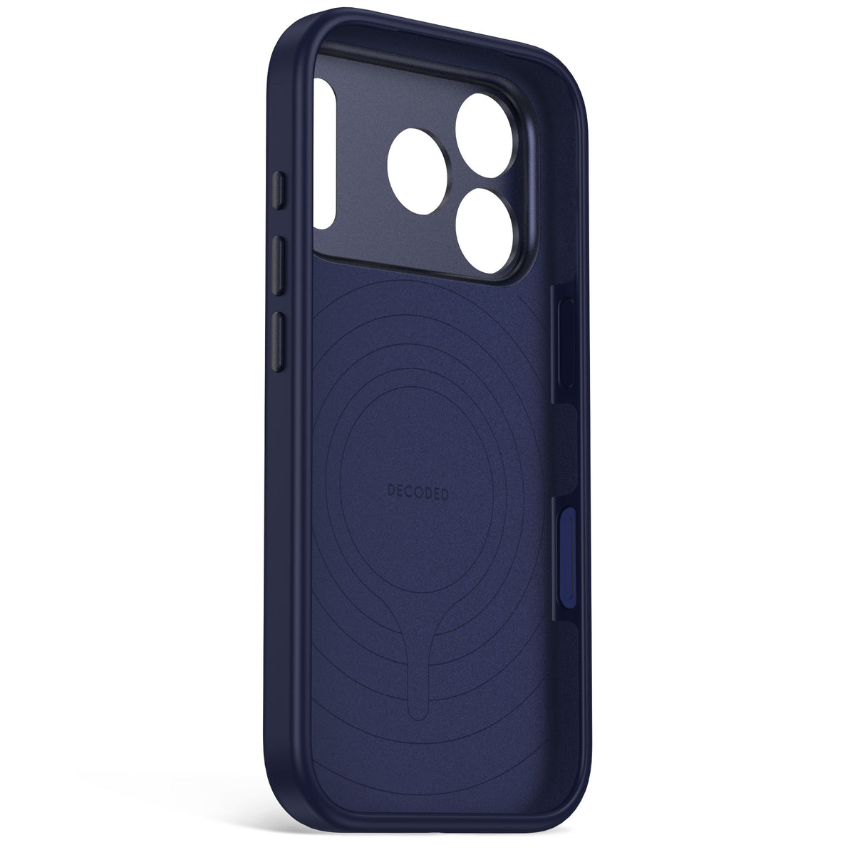 Decoded AntiMicrobial Silicone Backcover Case For Apple iPhone 18 Pro / Apple iPhone 17 Pro - Atlantic Blue