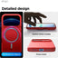 Elago Magnetic Silicone Case (Camera Control Key Included) For Apple iPhone 18 Pro Max / Apple iPhone 17 Pro Max - Red