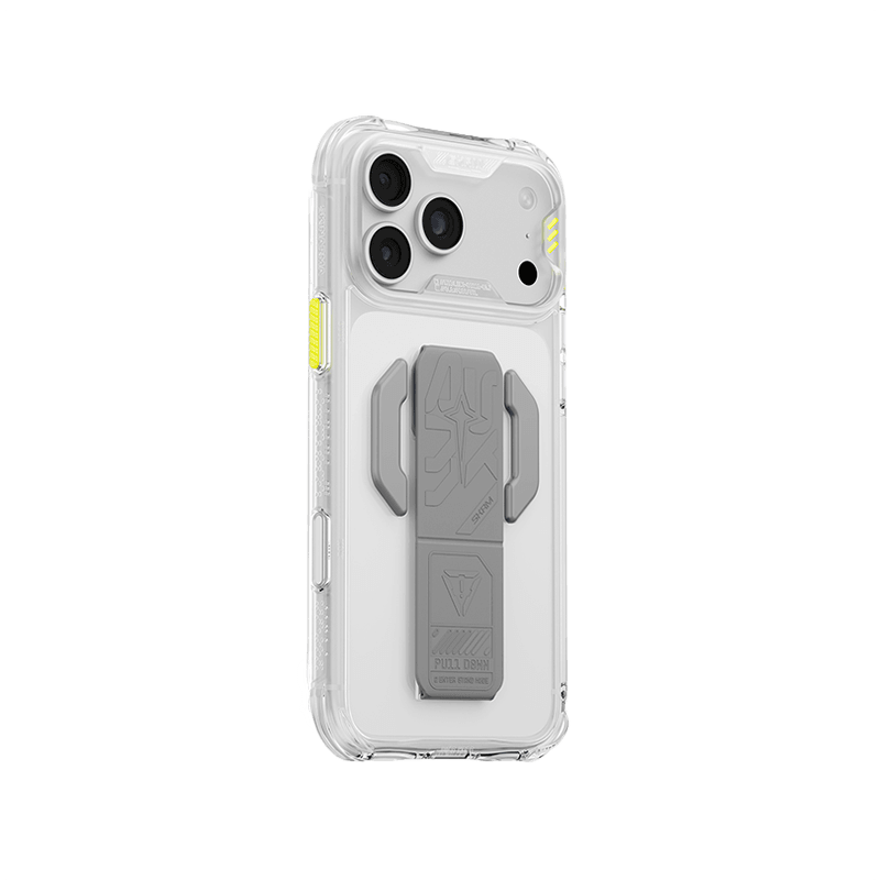 SkinArma Helio CE MagSafe Case With Grip Stand for iPhone 18 Pro Max - Clear
