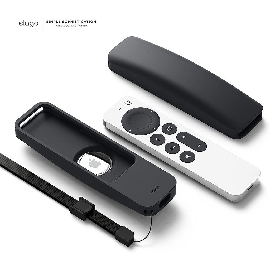 Elago Apple Tv Siri Remote R5 (2021-Present) Case (Airtag Compatible) Black - (Online Packaging)
