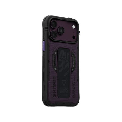 SkinArma Phantom MagSafe Case With Grip Stand for iPhone 18 Pro - Burgundy