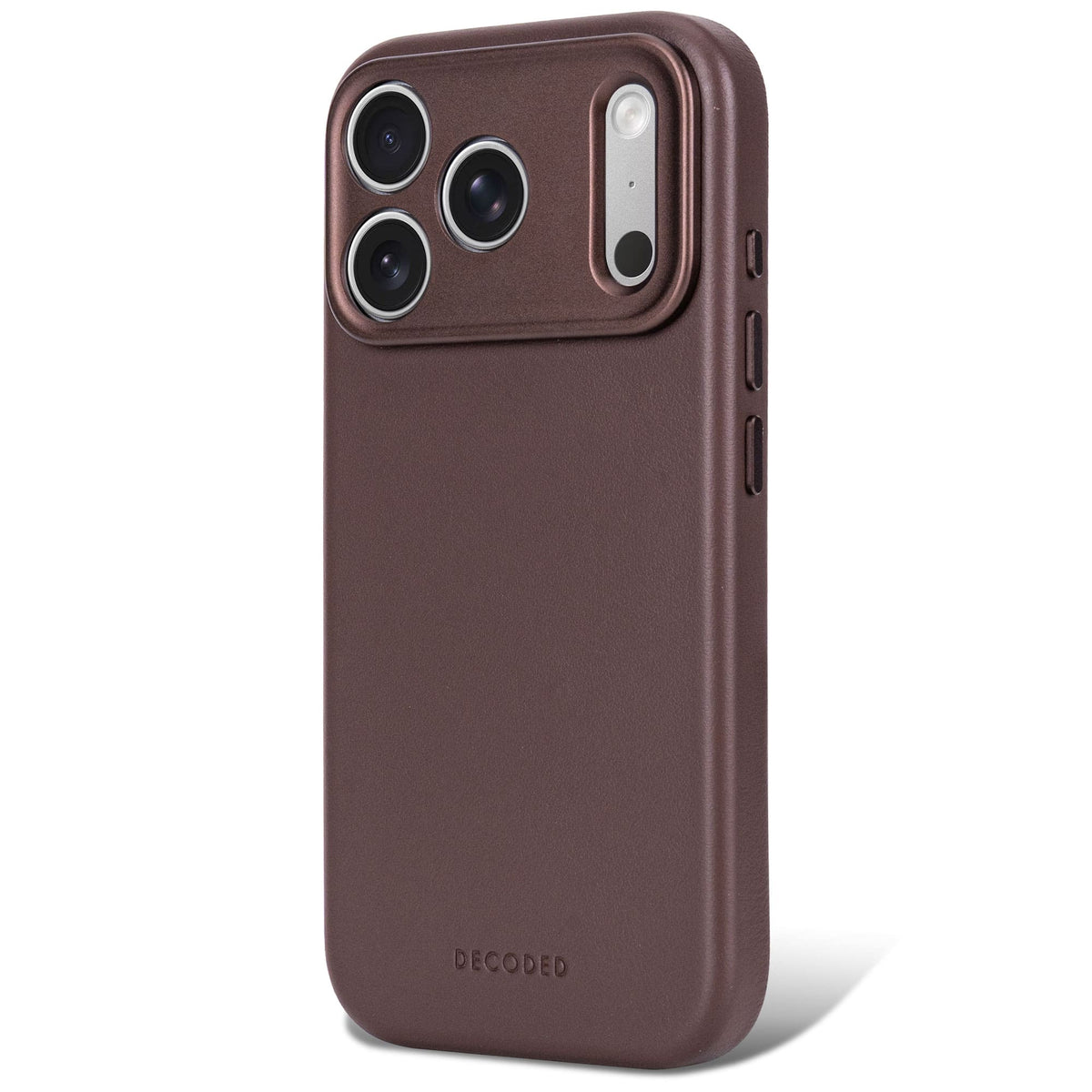 Decoded Leather Backcover Case For Apple iPhone 18 Pro Max / Apple iPhone 17 Pro Max - Chocolate Brown