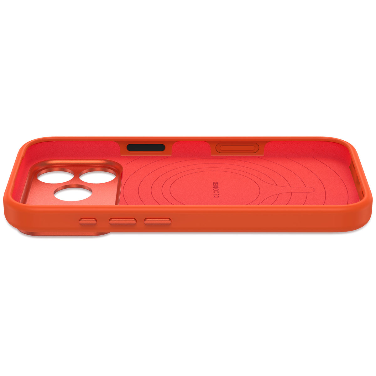 Decoded AntiMicrobial Silicone Backcover Case For Apple iPhone 18Pro Max / Apple iPhone 17 Pro Max - Terracotta