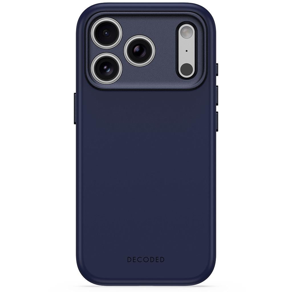 Decoded AntiMicrobial Silicone Backcover Case For Apple iPhone 18Pro Max / Apple iPhone 17 Pro Max - Atlantic Blue